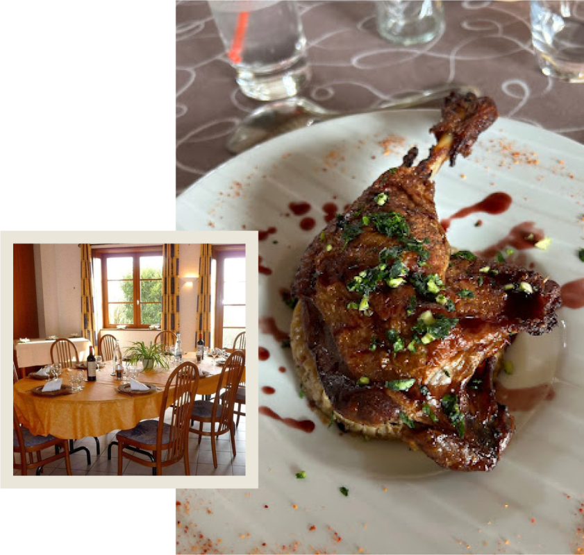 Le restaurant - Auberge La Source - restaurant CIEUX - top resto CIEUX